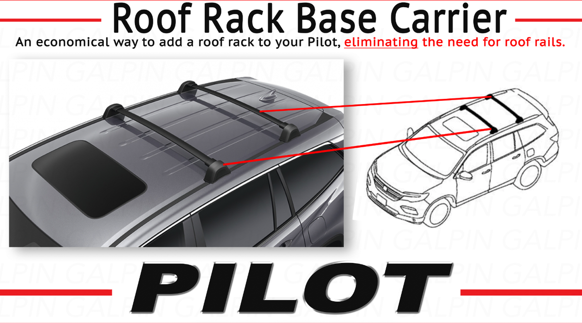 Genuine OEM Honda PILOT Roof Rack Base Carrier 2019 - 2022[08L02