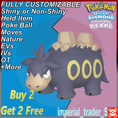 Pokemon Brilliant Diamond & Shining Pearl   Shiny Camerupt   6IV Customizable