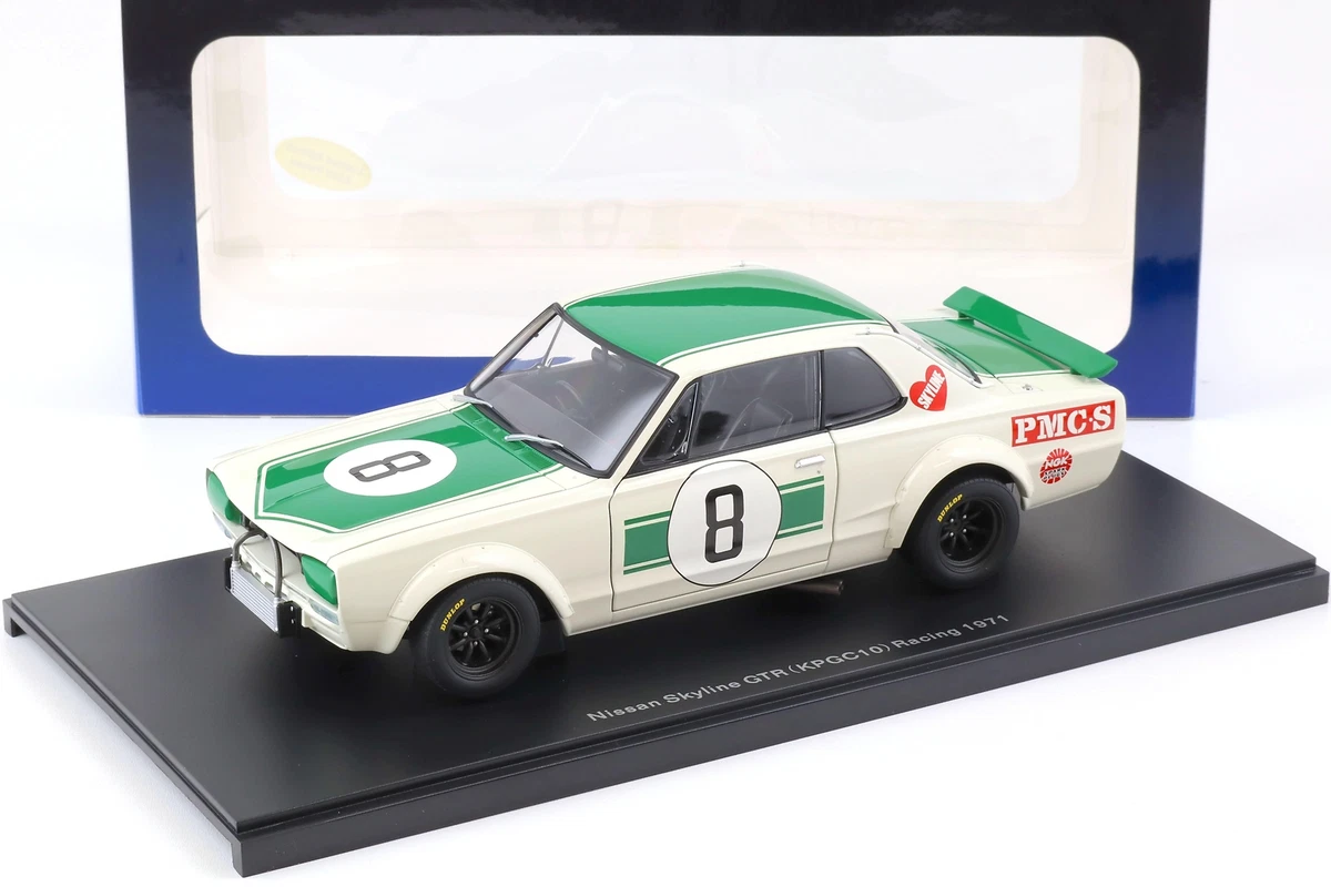 1:18 AUTOart Nissan Skyline GT-R (KPGC10) Racing 1971 Hasemi #8 