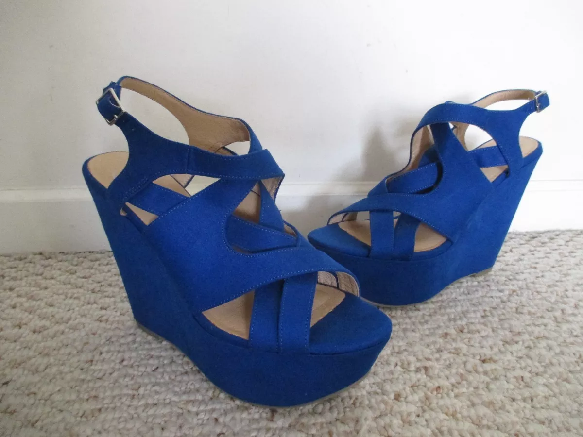 Royal blue hotsell wedges size 1