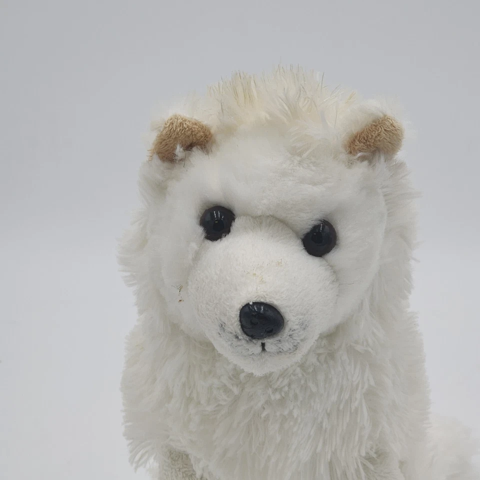 Unipak White Arctic Fox 12" Plush Fluffy Tail Stuffed Animal  RARE 2011 .. - Image 2 of 4