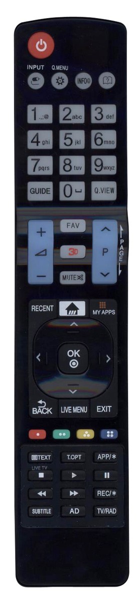 Aurabeam Télécommande TV de Remplacement pour LG 55LB650V Télévision