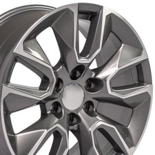 5916 Gunmetal 20 Inch 6x5.5 Rim Fits Gmc Chevy Cadillac 23376222 5916 Gunmetal 20 Inch 6x5.5 Rim Fits Gmc Chevy Cadillac 23376222