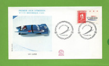 FDC 1991 - XVIe Jeux Olympiques Hiver - MACOT-LA-PLAGE - La luge