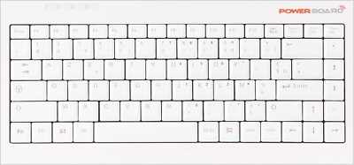 Kompakte kabellose Tastatur für PC / PS3 / Wii Datel Power Board Wireless Keyboard