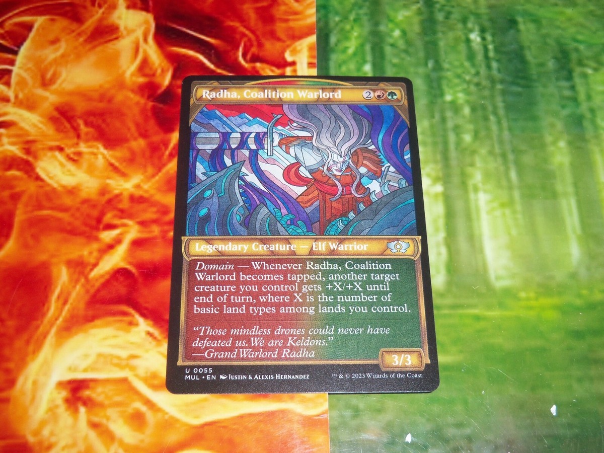 March of the Machine Multiverse Legends Uncommon Radha, Coalition Warlord