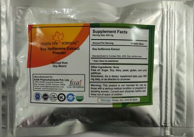 Soy Isoflavone 40% Extract Powder Pure and High Quality 