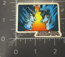 HOOK-UPS Skate STICKER Devilman skateboards helmets decal hentai vintage O