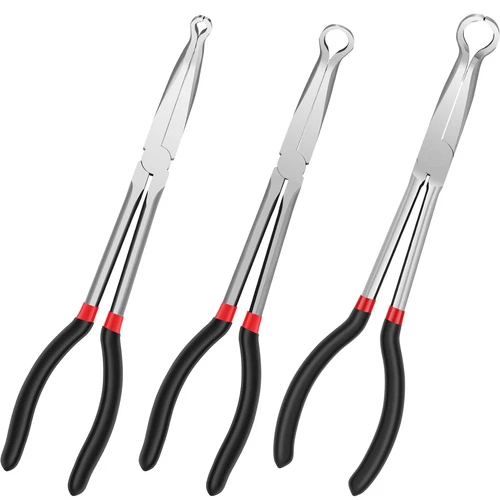 3Pcs Hose Gripper Plier 11" Spark Plug Removal Pliers 6mm 13mm 18mm Diameterꦿ - Picture 2 of 12