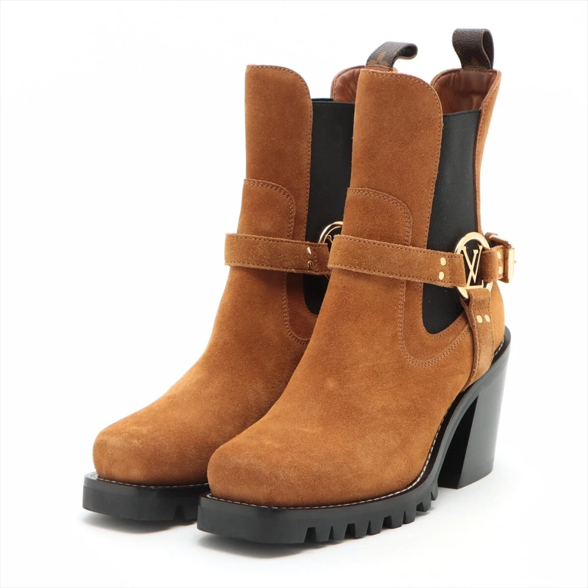 Louis vuitton suede best sale boots