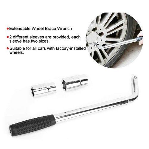 1 Ton Jack Kit Scissor Jack + Extendable Wheel Wrench + 2X Brake Caliper Holder - Picture 4 of 13