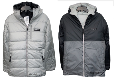 銀*マ様 adidas ダウン　size L アディダス　オリジナル　リバーシブ 新品 定価29700円 2XLサイズ アディダス オリジナルス adidas