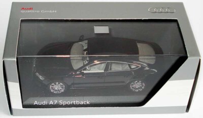 AUDI A7 C7 4G8 SE 3.0 TDI SPORTBACK PHANTOM BLACK 1:43 KYOSHO