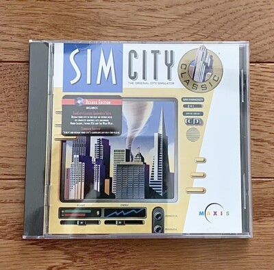 SimCity Deluxe Edition    New in Original Sealed CD Case
