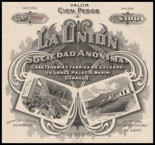 1902 Durango, Mexico: La Union Sociedad Anonima