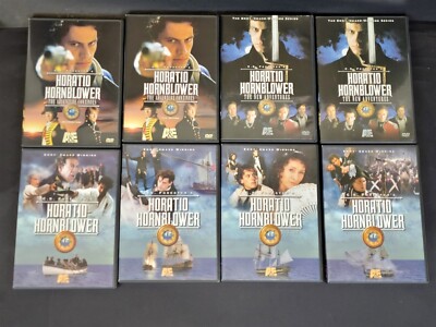 A&E DVD Video C.S. Forester's Horatio Hornblower Volume: 1-4 & 1-3 8 Ct. ~T333B