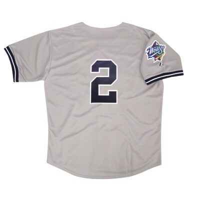 NEW YORK YANKEES JETER ユニフォーム Derek Jeter 1999 New York Yankees World Series Road Jersey Men's
