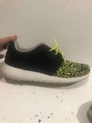 Nike Roshe FB Leopard Cheetah 580573-701 size 9.5 Nike Roshe run FB Orange Leopard Safari Review +On Feet  main image 3