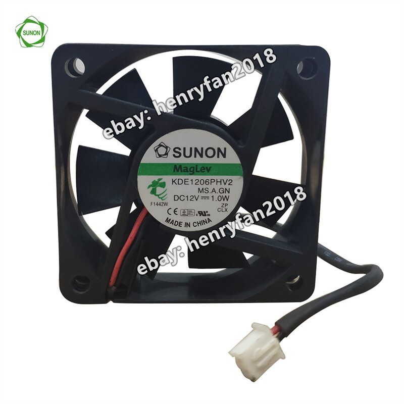 Ventola 60mm 60x60x15 SUNON KDE1206PHS3 12V 1,2W DC Air Fan 6 Cm 2 Fili - Foto 4