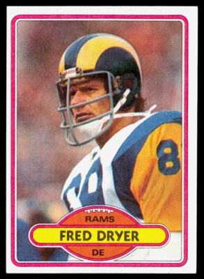Fred Dryer 1980 Topps #202 EXMT/NMT