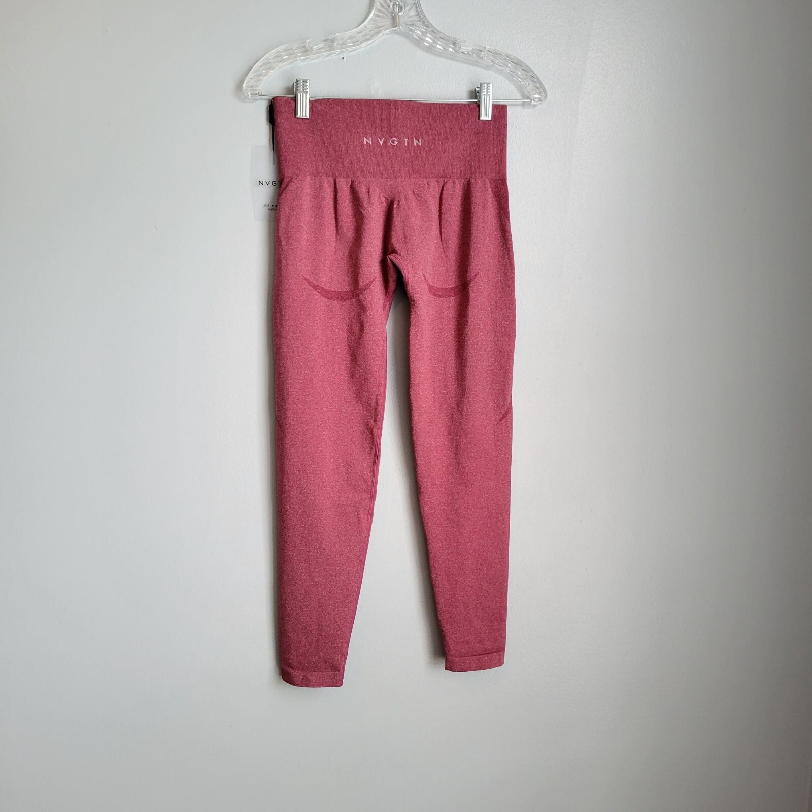 NVGTN Leggings Seamless Size Medium Burgundy NWT eBay