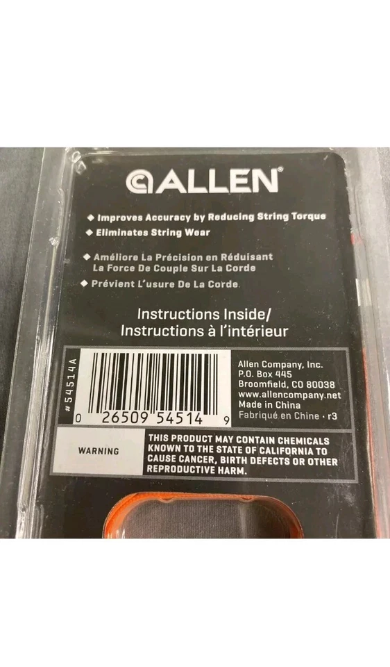 Lote de 4 paquetes de arco de caza Allen 54514A Release Aid String Loop   Foto 4 de 4
