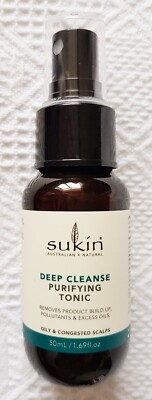 SuKin ~ Deep Cleanse Purifying Tonic ~ Scalp Product Build Up Pre-Shampoo ~ 50ml