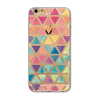 Coque Gel Souple Motif Triangles Pour IPhone 5 / 5S - Neuf Sous Blister
