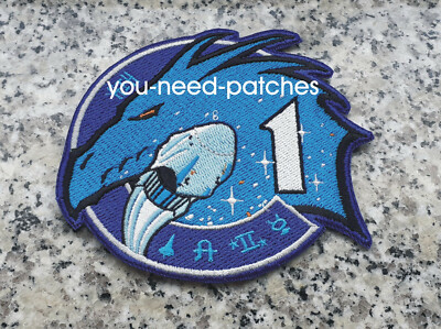 Space Crew-1 NASA Human Space Flights USVC-1 Dragon-1 US Vehicle-1 USA Patch
