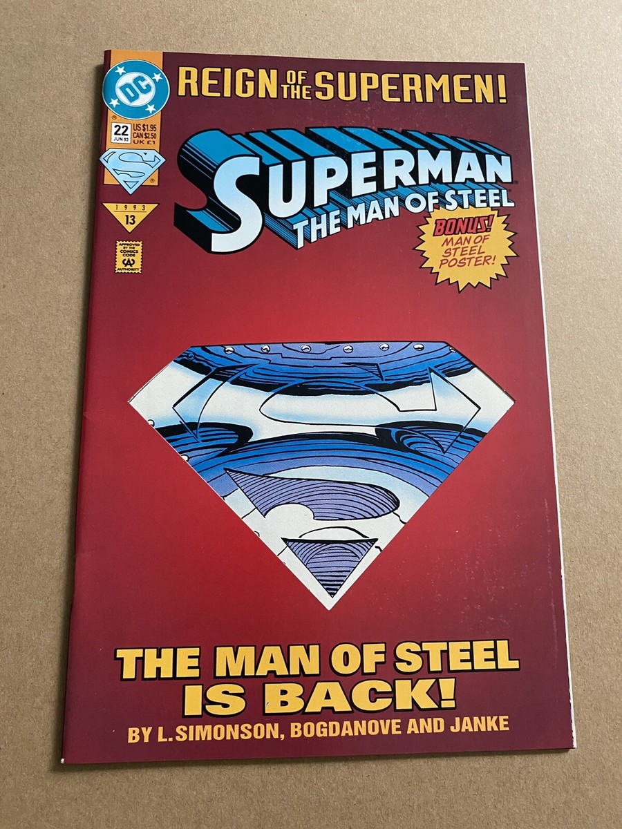 SUPERMAN THE MAN OF STEEL REIGN OF THE SUPERMEN 1993 DC #13 #22
