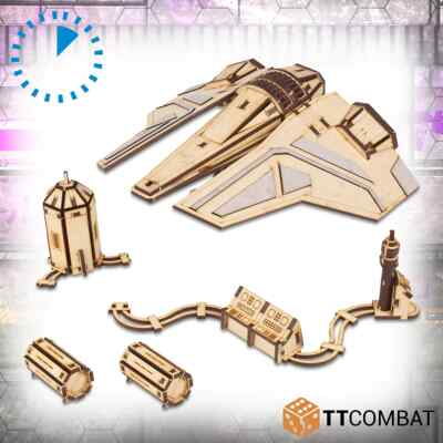 SFU-103 TTCombat - Sci-Fi-Utopia - Strike Fighter - (Tabletop Terrain, Gelände)