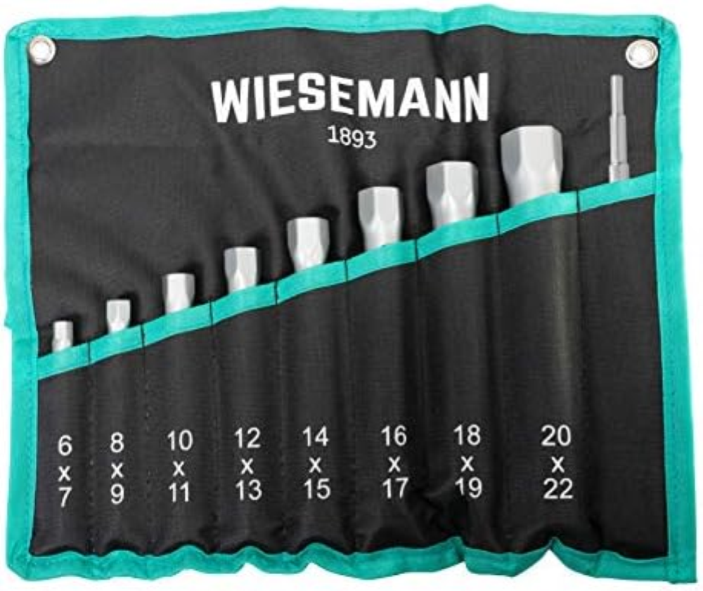 Se da 10 chiavi a tubo da 6-22 mm WIESEMANN 1893 I per interventi su rubinetti,