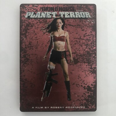 2007 PLANET TERROR DVD STEELBOOK ed. Robert Rodriguez