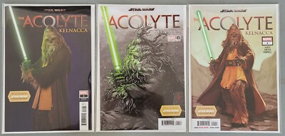 Star Wars: Acolyte Kelnacca #1 Lot, 3 Standard Covers, NM or Better 