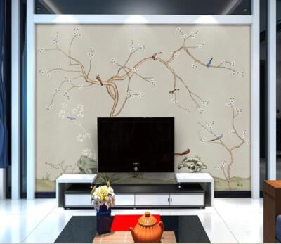 3D Branch Bird 51350NA Wallpaper Wall Murals Removable Wallpaper Fay