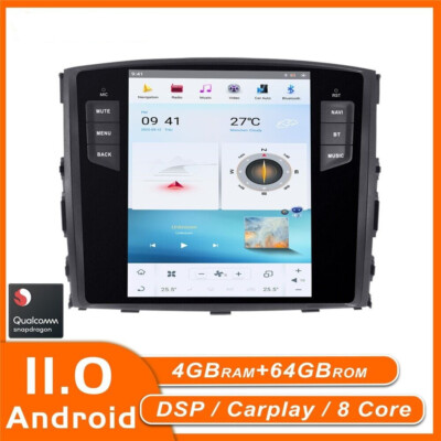 For Mitsubishi Pajero V97 V93 Shogun Montero 2006+ Android Car Radio Tesla 2din