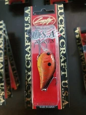 Lucky Craft Fat CB BDS 1 Squarebill Rayburn Red Big Daddy Strike Fishing Bass