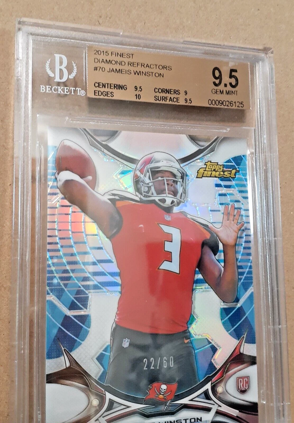 Jameis Winston Finest #70 Diamond Refractor