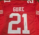 Frank Gore NFL Signed Autographed San Francisco 49ers Jersey w/ COA JSA WB927257