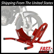 1800 Lb Duty Motorcycle Wheel Chock , Capacity, Fit 6"-21" Tires Heavy Universal