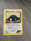 ROCKET'S SNORLAX 34/132 Gym Heroes 1st EDITION rare Pokemon TCG card MP-LP