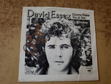 AUTOGRAPHED EXCELLENT 1970s David Essex &ndash; Gonna Make You A Star SLEEVE ONLY 45