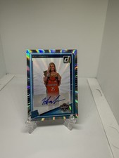 2025 Panini Donruss WNBA Kiki Iriafen #94 Rated Rookie Auto Laser Foil Auto RC