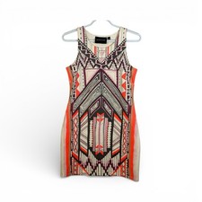 MinkPink Geometric Sleeveless Dress Women's Size Large