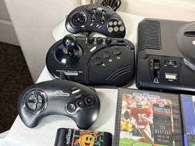 Sega Genesis Model 1 Console Bundle Power Clutch 2 Controllers 3 Games