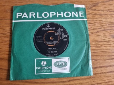 The Beatles   I Feel Fine 1964 7  - Parlophone Records - First UK Pressing