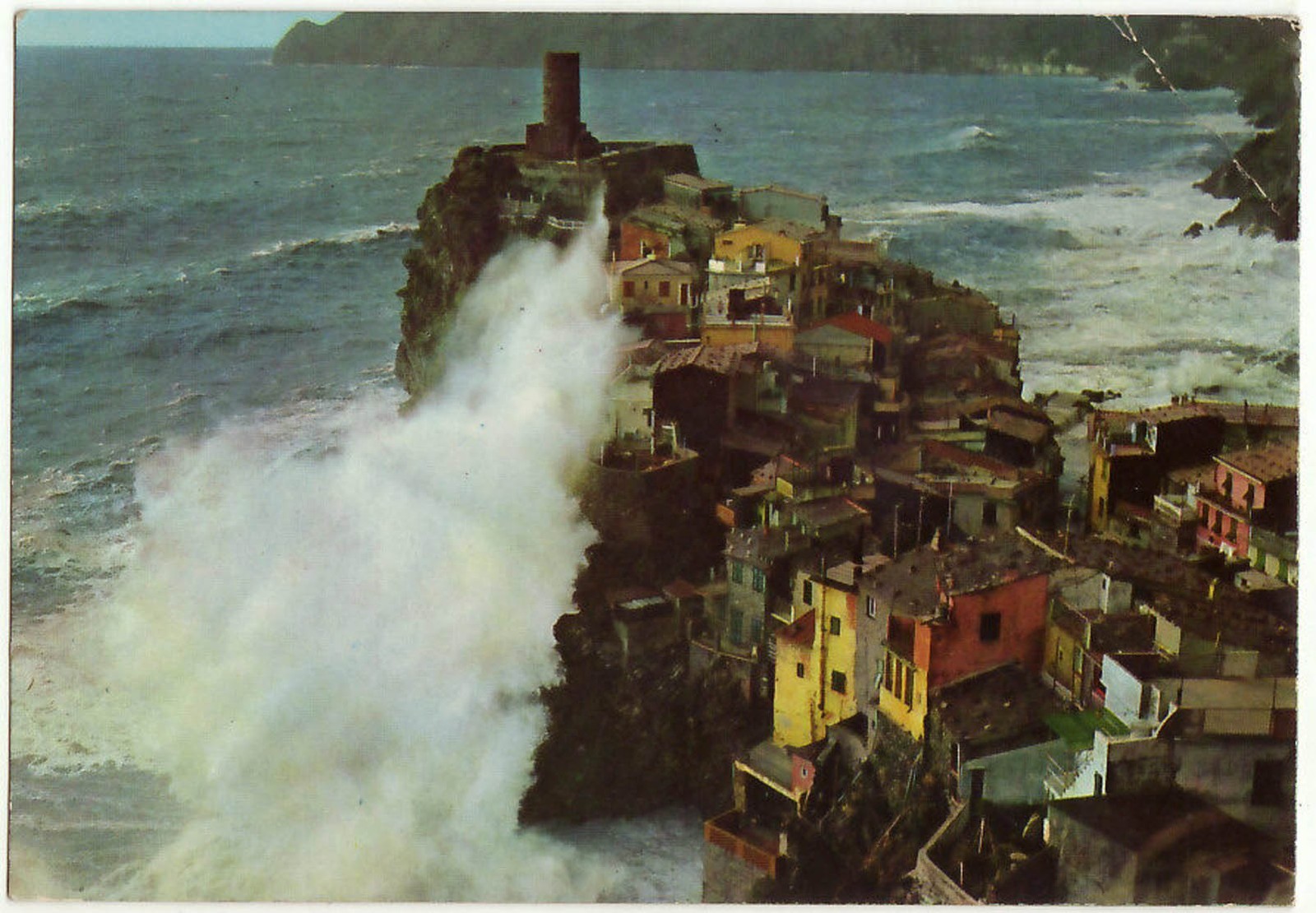 VERNAZZA - LA SPEZIA - LA FURIA DEL MARE - VIAGG.-23239