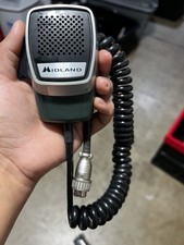 Vintage Midland 4 Pin Dynamic CB Radio Microphone 500 Ohm Untested