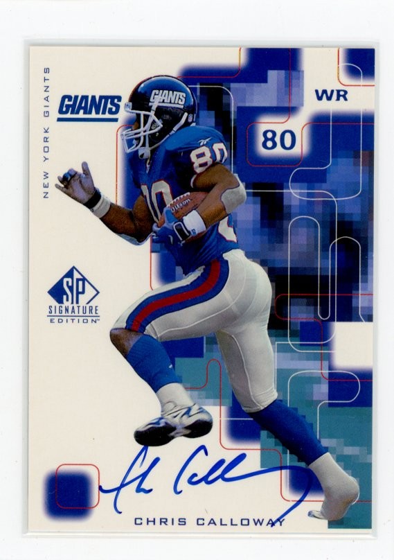 1999 SP Signature #CY Chris Calloway Autographs I4
