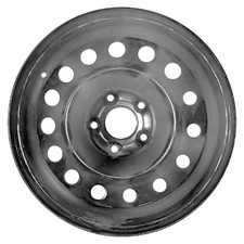 Refurbished Painted Black Steel Wheel 16 x 6.5